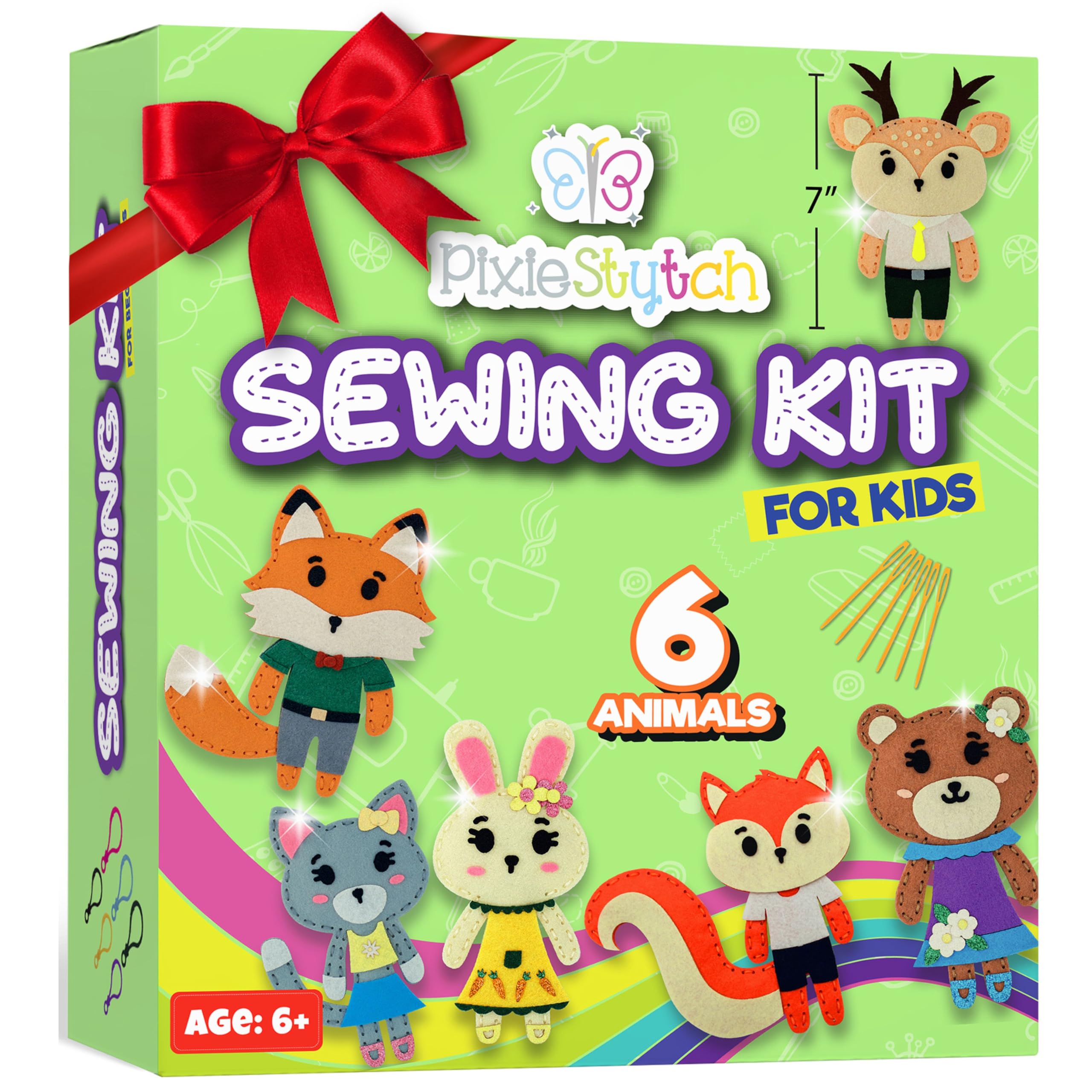 Pixiestytch sewing kit for kids unboxing showcases easy-start supplies for creative play