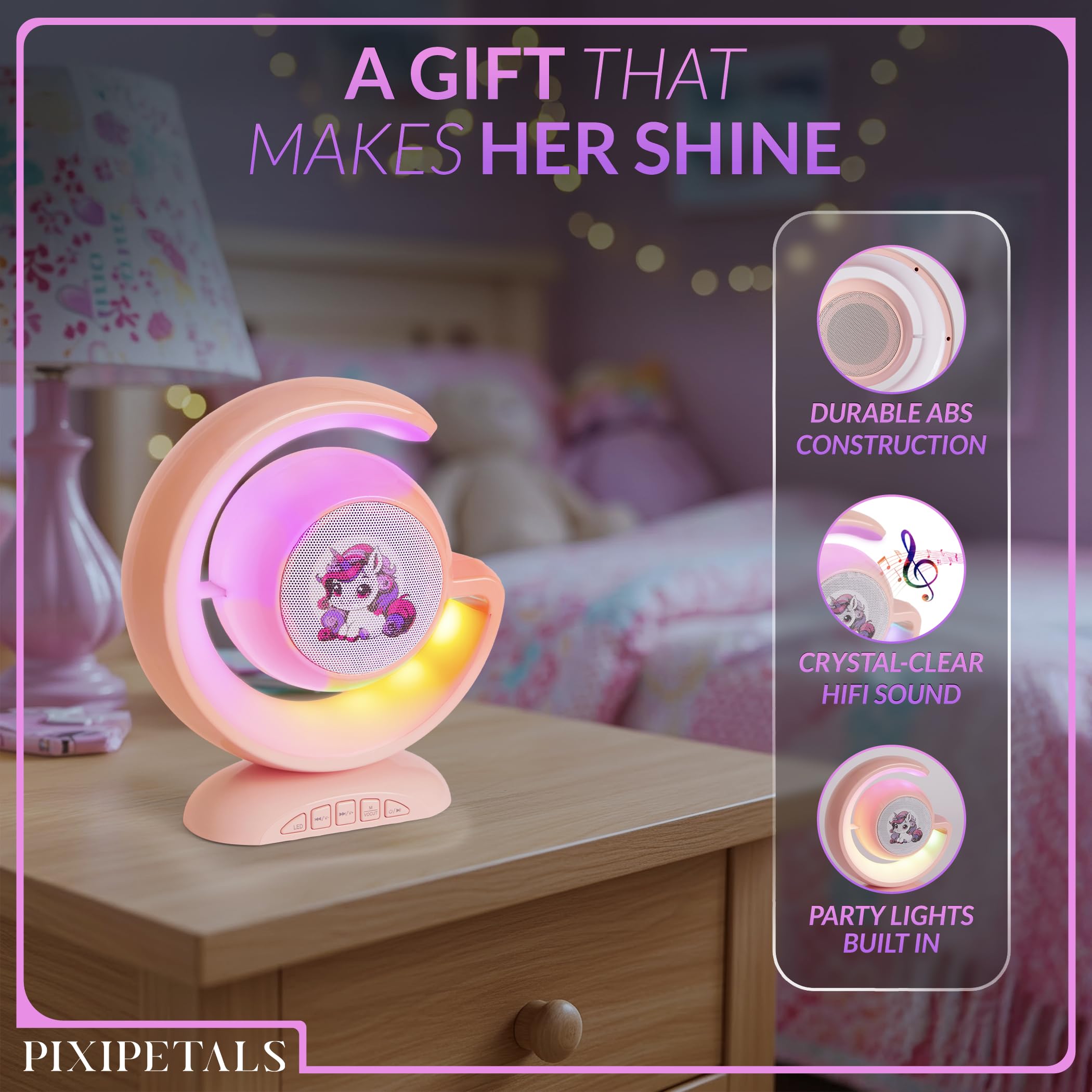 PixiPetals unicorn-inspired design adds charm to any party
