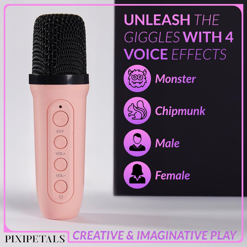 PixiPetals four voice modes spark playful character changes during performances