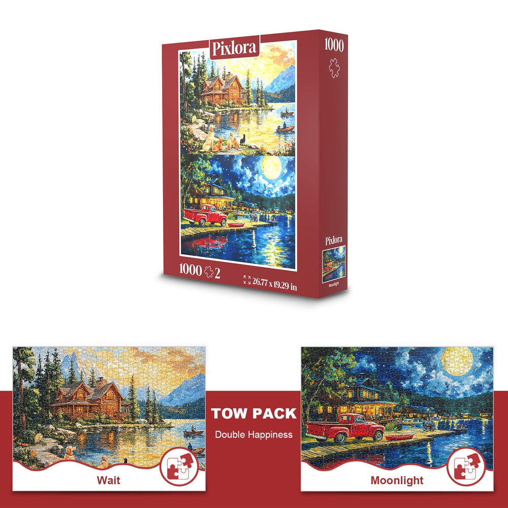 Pixlora Night View puzzle showcases precise cuts for a satisfying assembly.