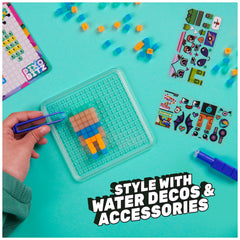 Pixobitz trays for layering ensure neat, stable designs.