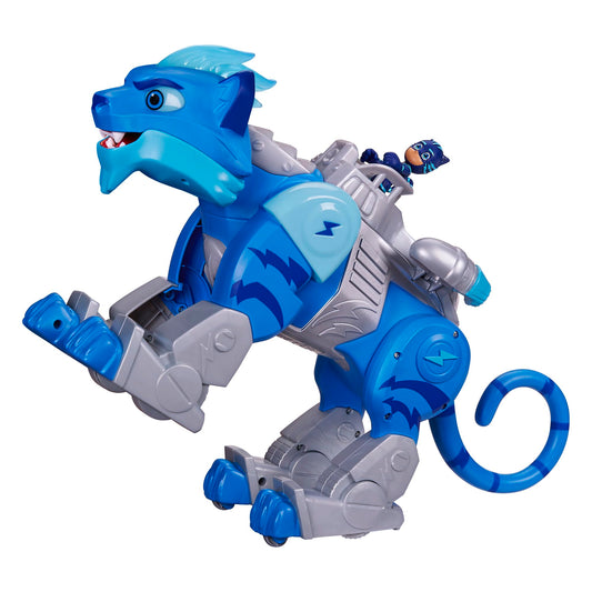 PJ Masks Charge and Roar Cat Stripe King lights up during battle action