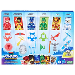 PJ Masks Power Heroes Gecko figure with flexible joints for action-packed scenes.