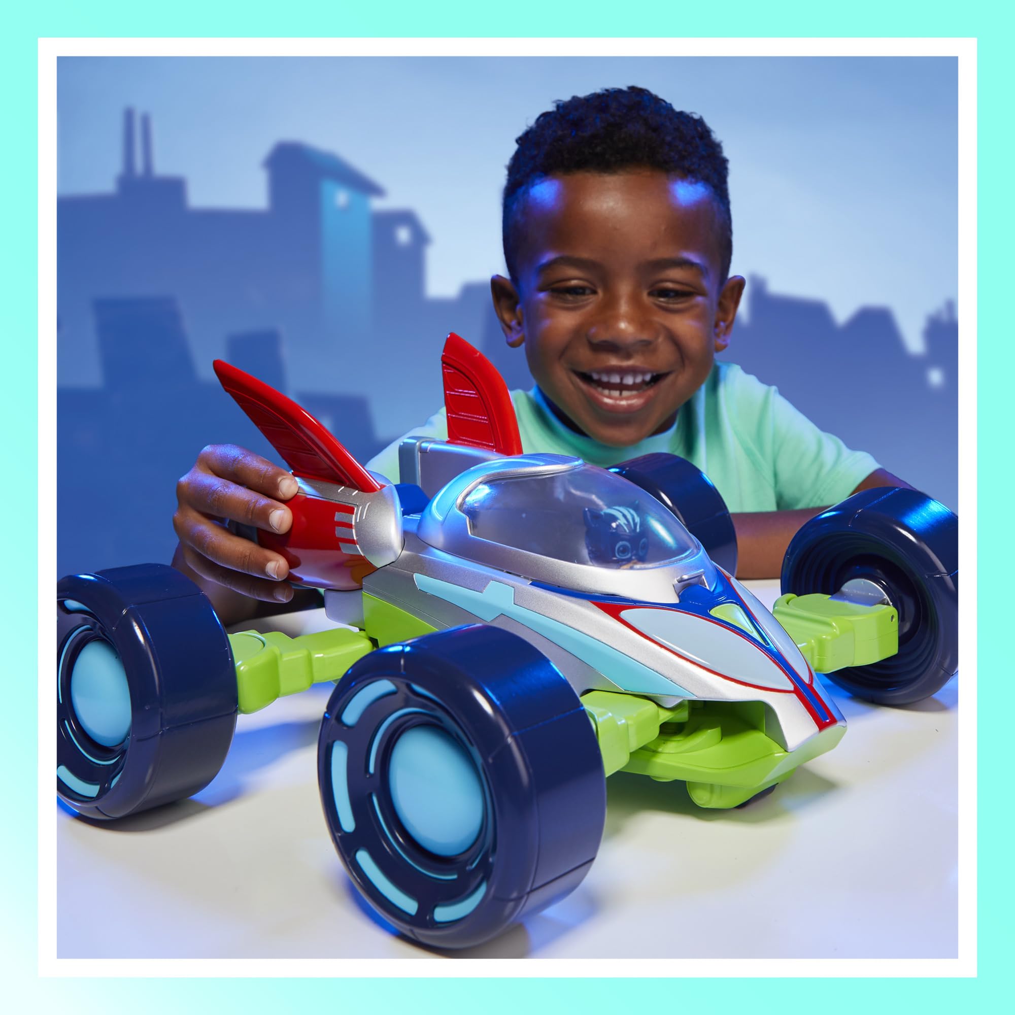 PJ Masks Power Heroes PJ Explorider in sea mode for underwater play
