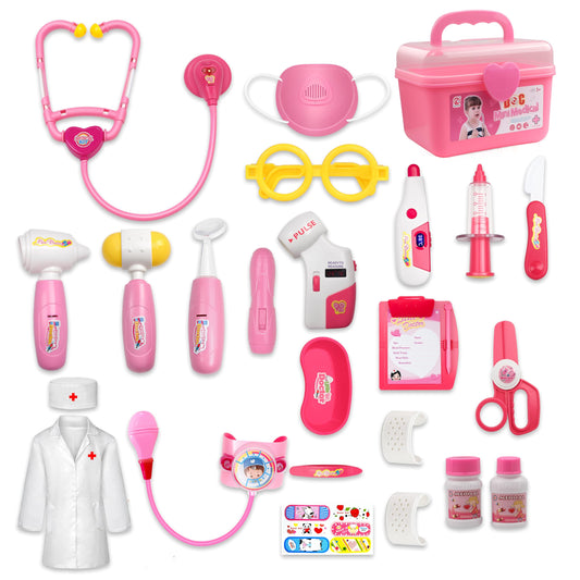PJG doctor kit stethoscope with heartbeat sound enhances imaginative play