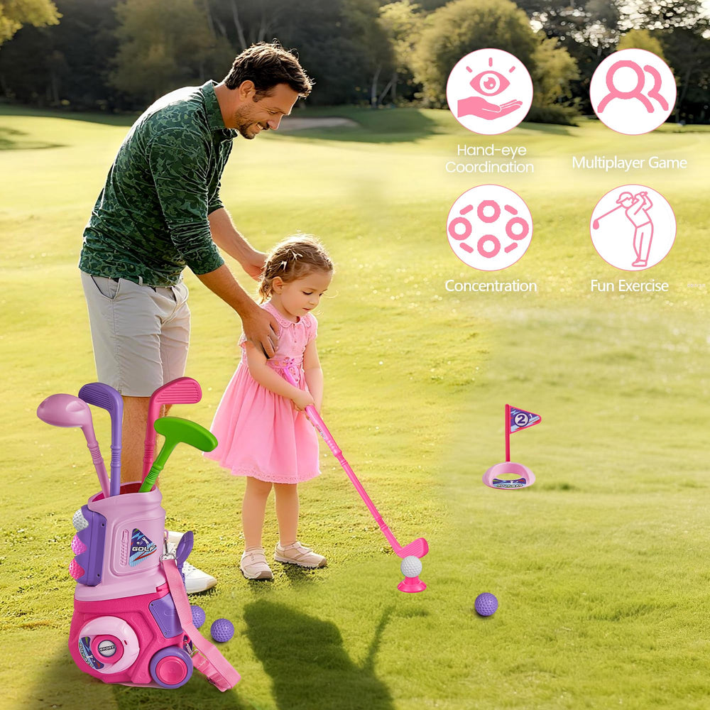 PJG toddler golf wood club offering a realistic feel for early players.