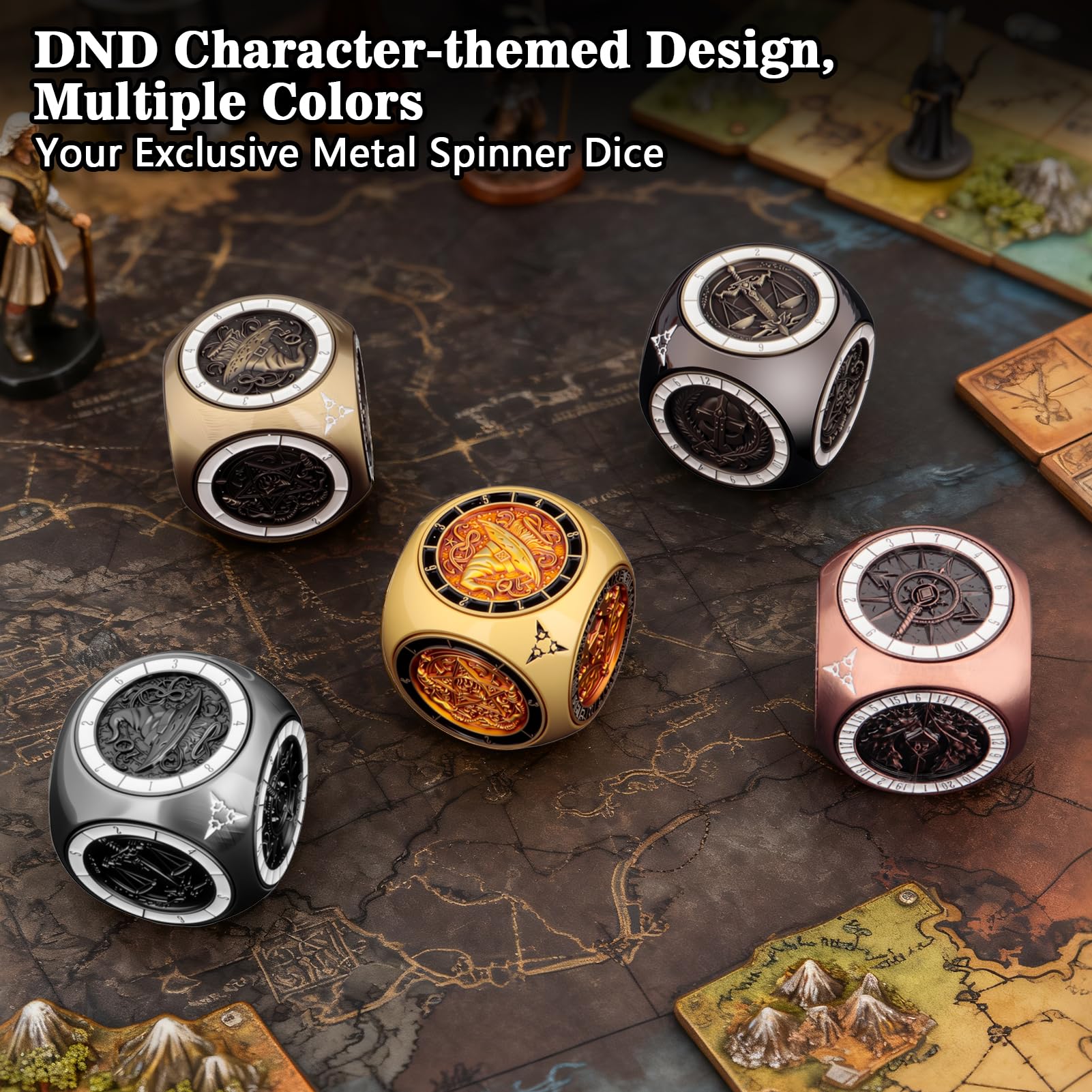 PJOY metal dice offer a satisfying clack and premium feel.