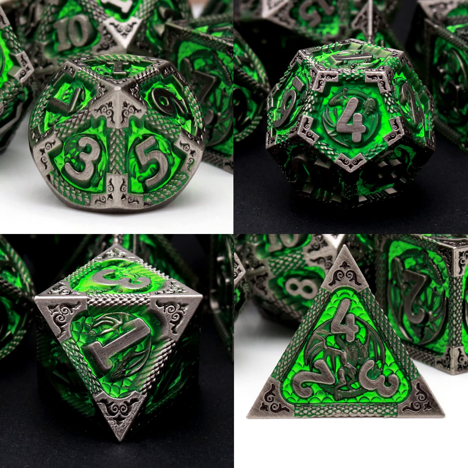 PJOY metal-dnd-dice-d20: durable steel dice for consistent d20 rolls.