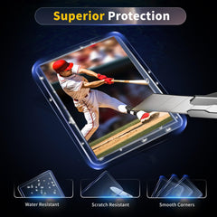 PJU 200 card inside hard sleeve offers sturdy protection against moisture.