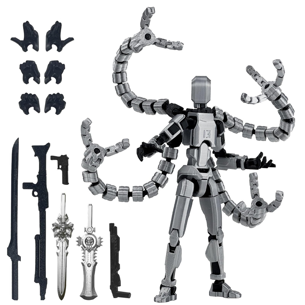 PkghoKids T13 action figure with full articulation for dynamic posing.