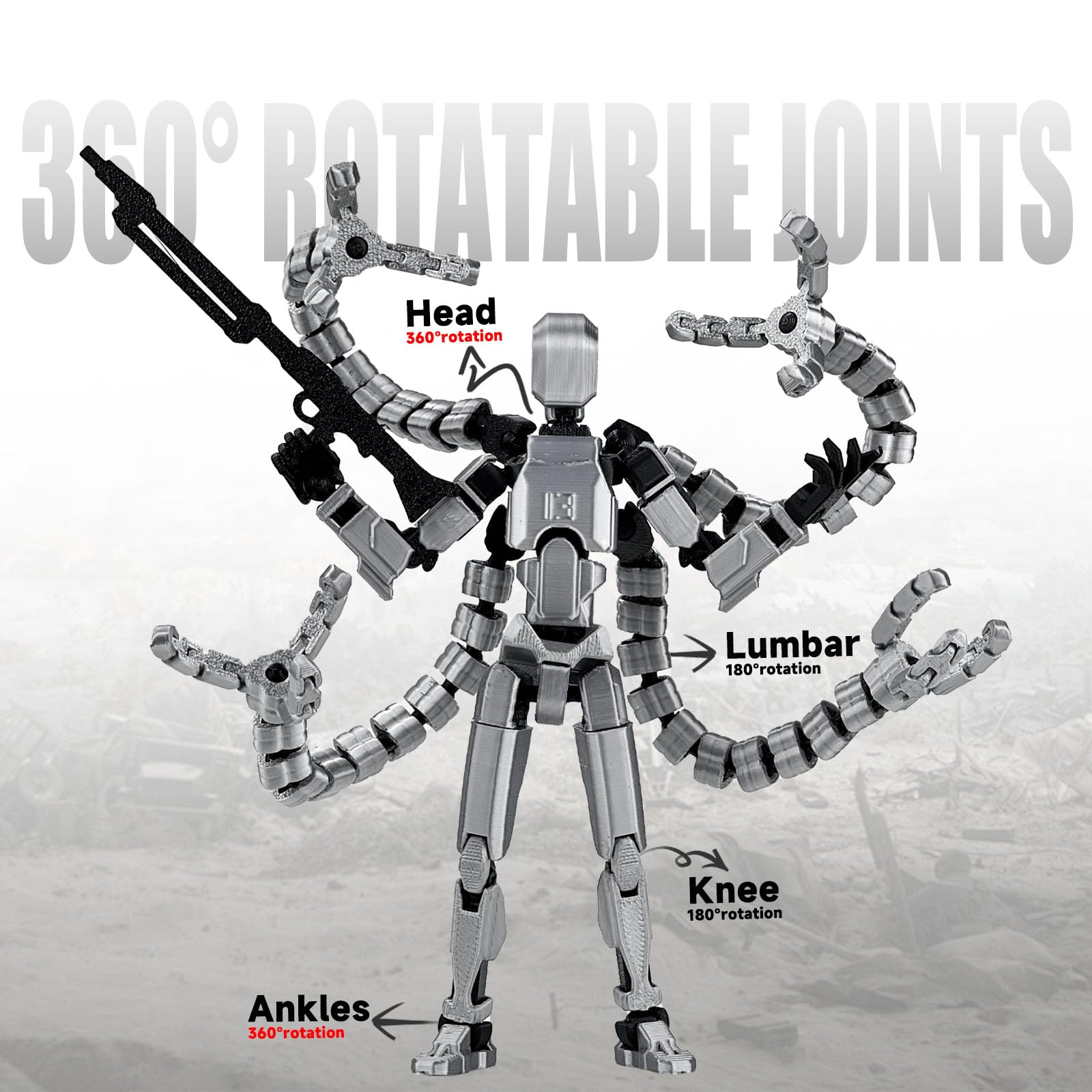 PkghoKids T13 desk decoration adds sci-fi charm to a workspace.