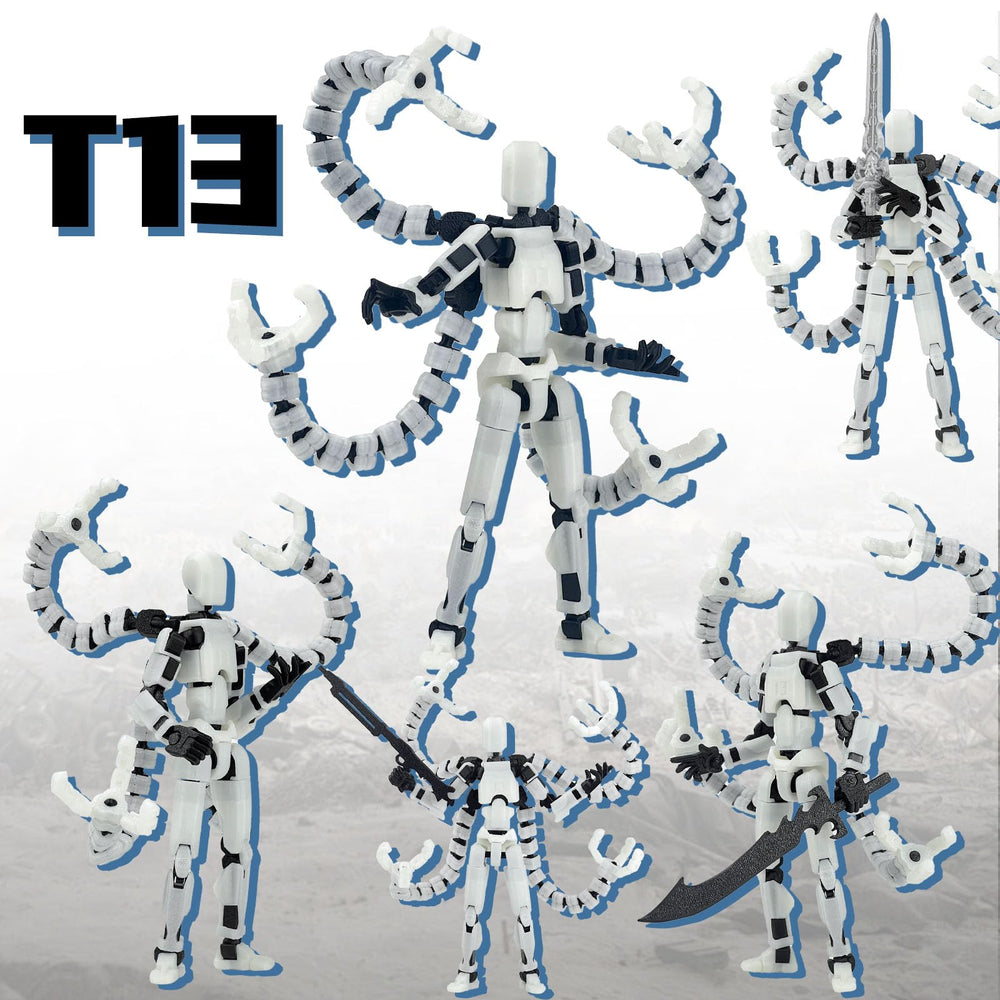 PkghoKids T13 set shown in various dynamic positions for reference.