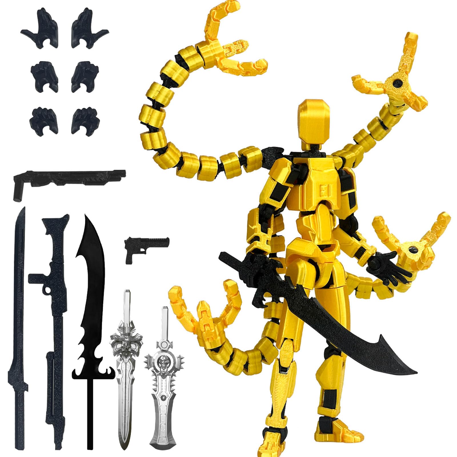 PkghoKids T13 fully articulated figure front for dynamic posing and display.
