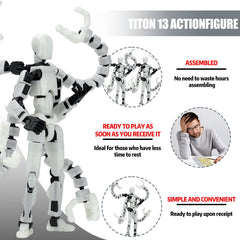 PkghoKids T13 fully articulated joints enable dramatic action poses.