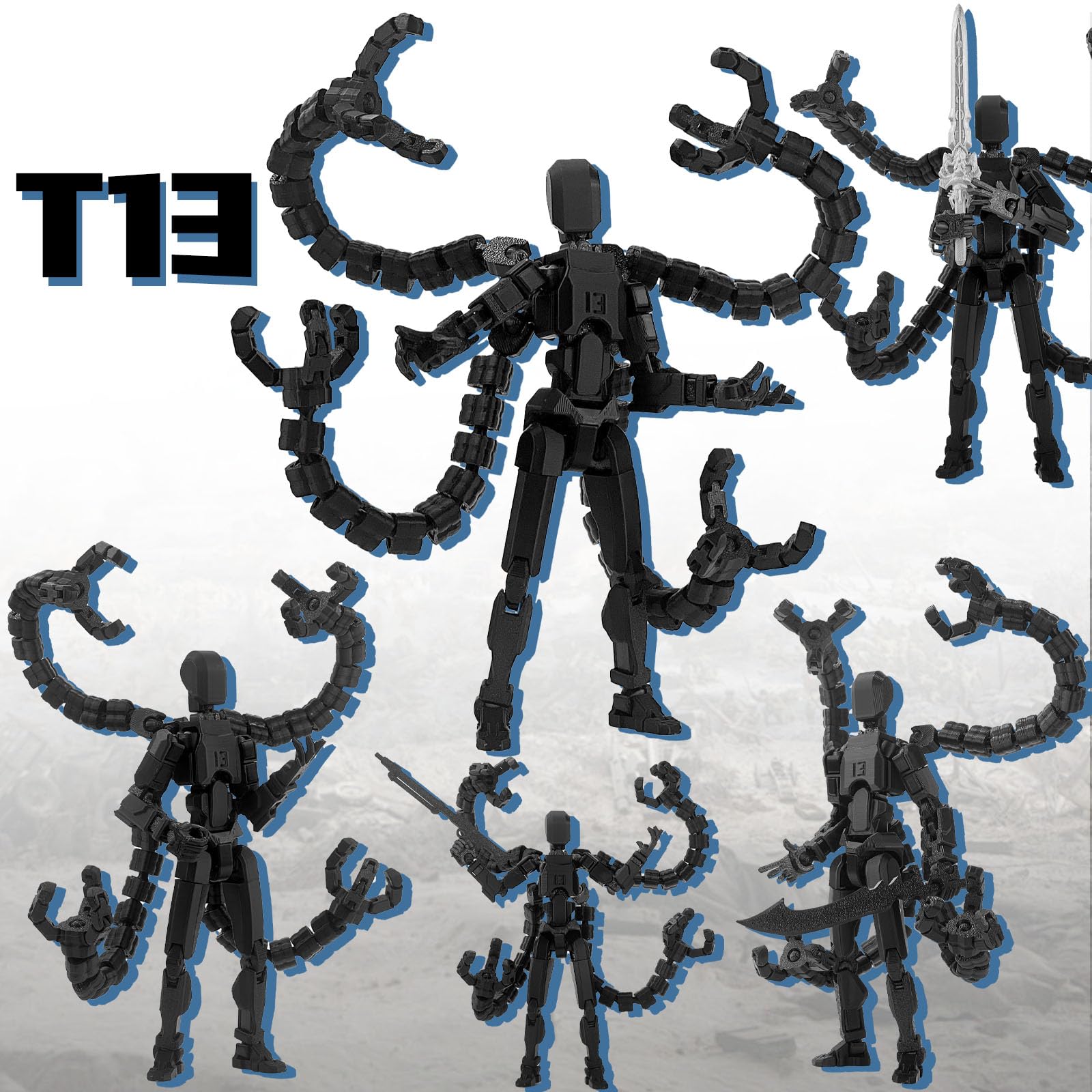 PkghoKids T13 Nova 13 robot desktop decoration for gaming setups