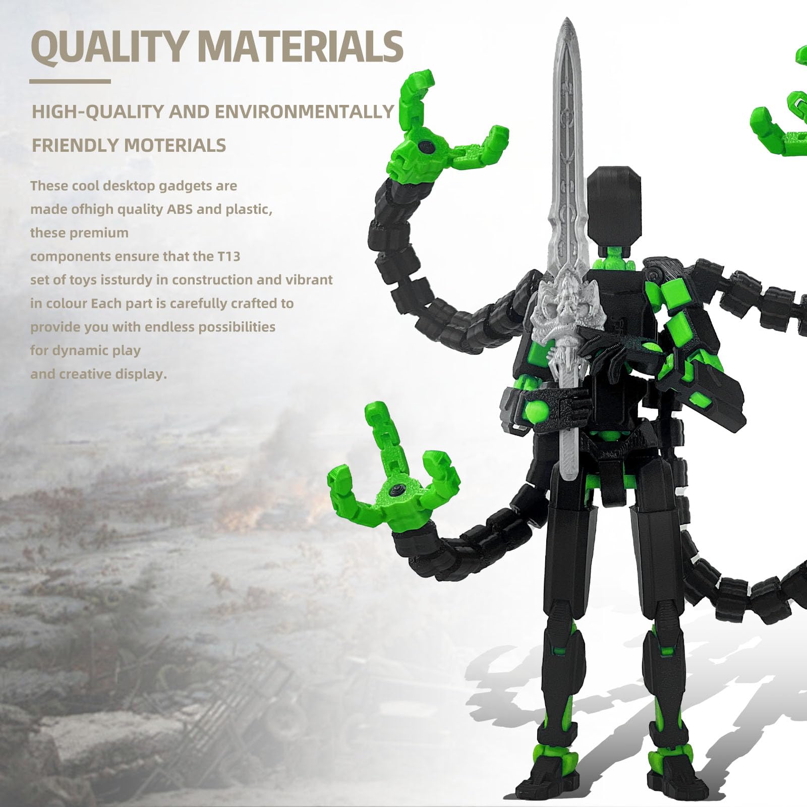 PkghoKids T13 pedestal supports stable display during desk setups.