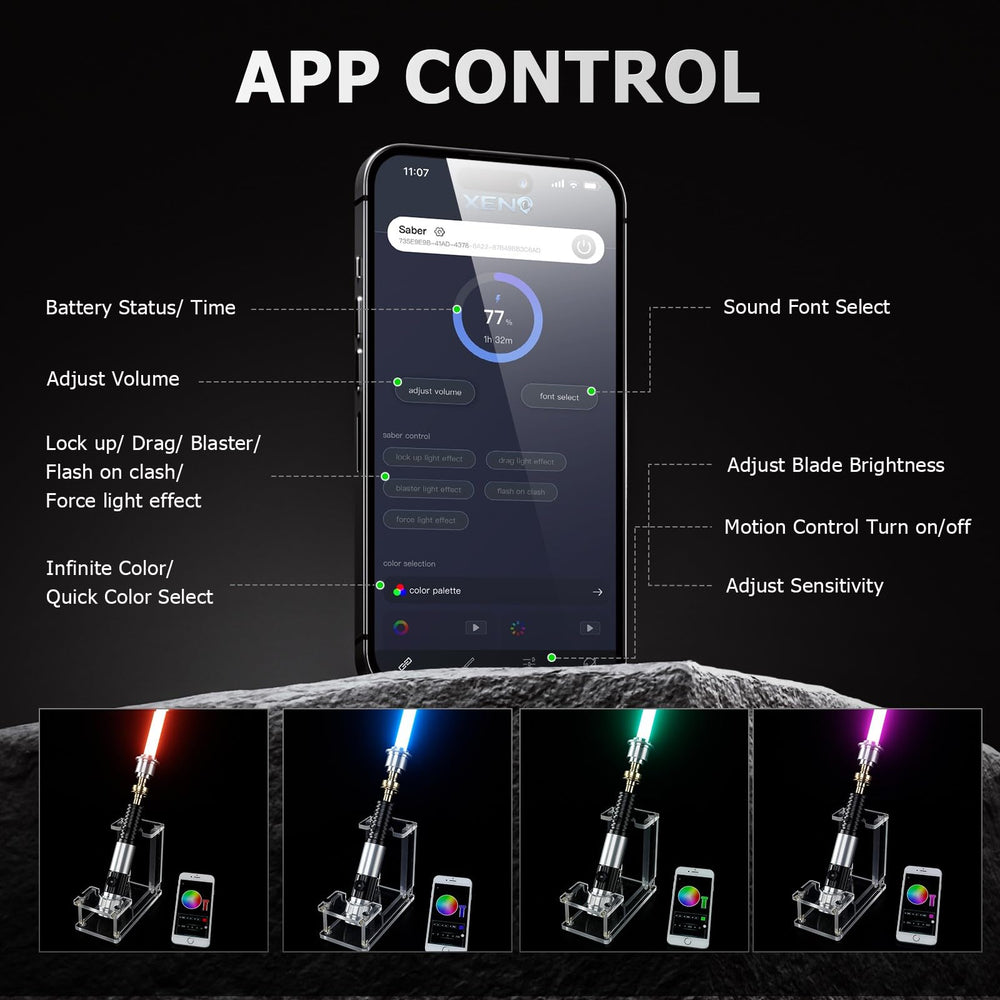 PKSTVB Pixel-OBW app-control panel enables quick customization on the go.