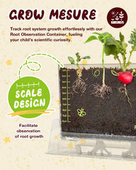 Kid-friendly PLANTMEW Root Viewer Kit setup ready for home or classroom use