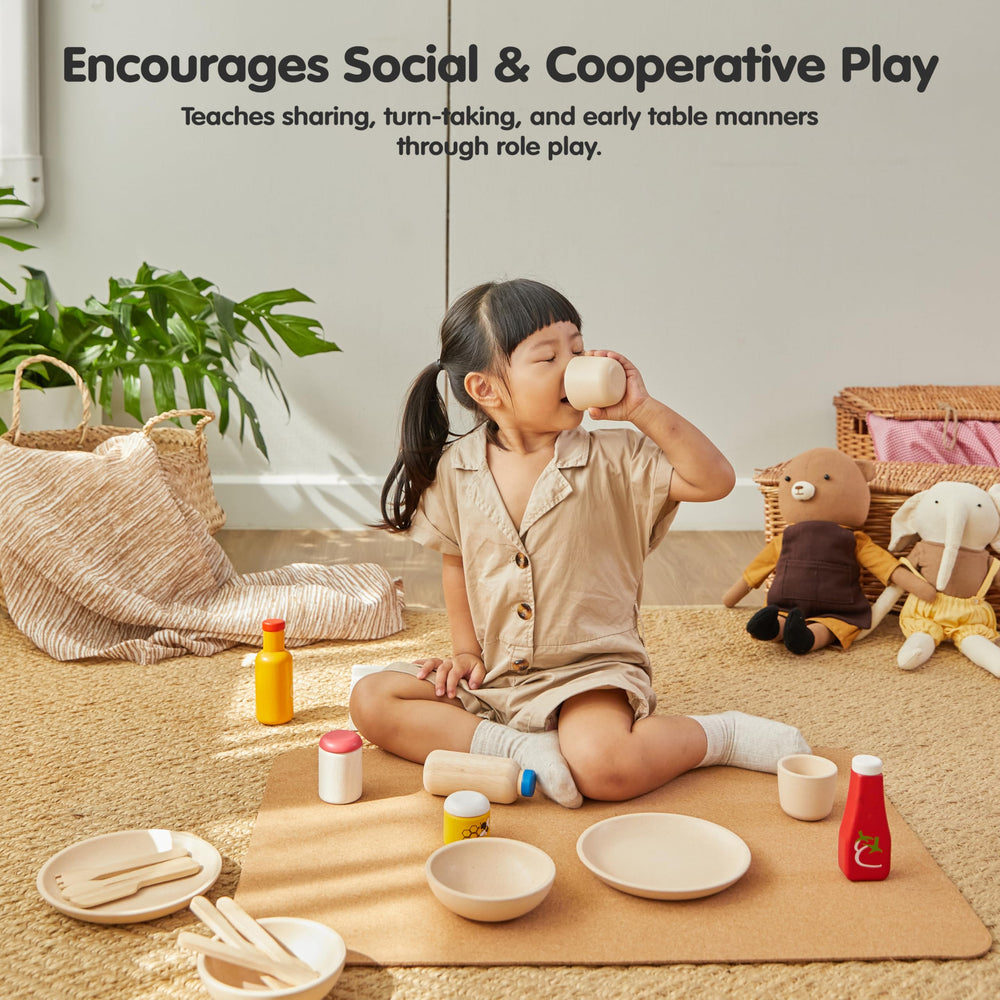 PlanToys forks support practical dining role play and real-life routines