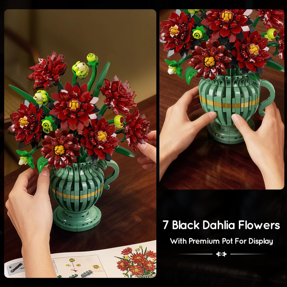 PLAXSOON Dahlia center gem-bright focal point for decor