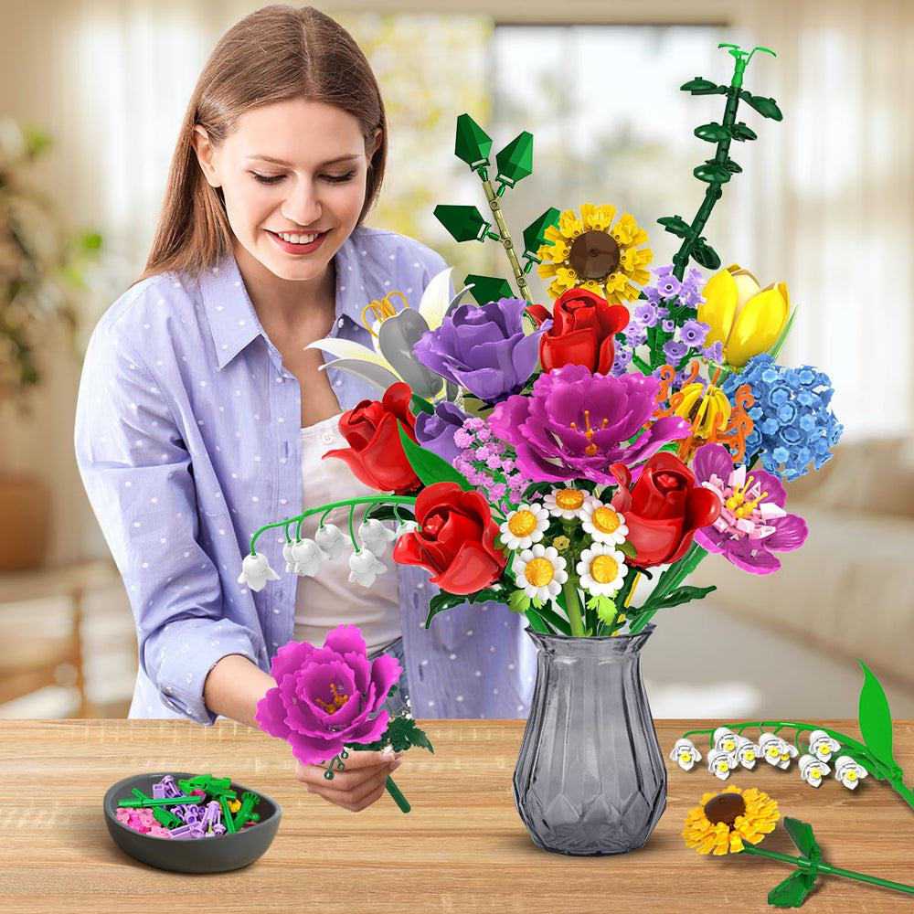PLAXSOON smiling flower piece adds playful charm to displays