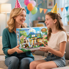 PLAXSOON Fold-out display offers versatile positioning for gifting and display.