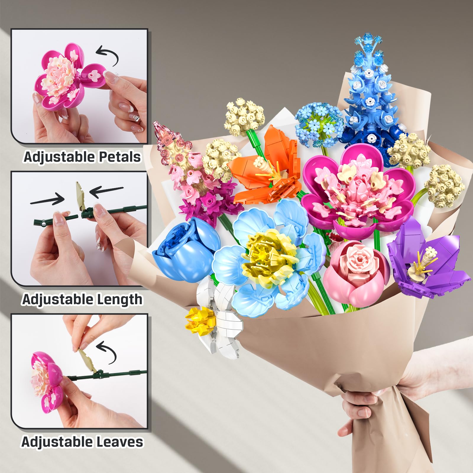 PLAXSOON Snowball Branch brightens spaces with delicate white accents.