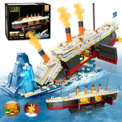 PLAXSOON Titanic model front view shows authentic hull details for display.