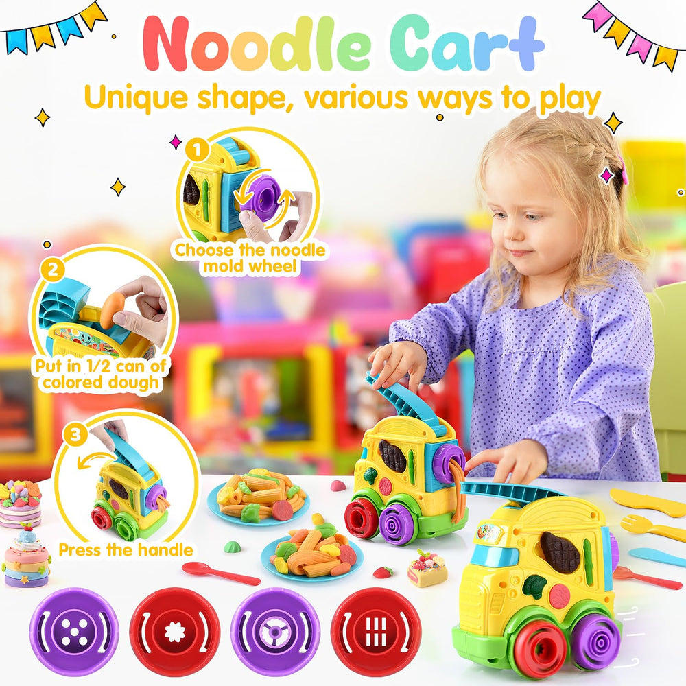 PLAY 18oz multicolor clay for soft, reusable color play.