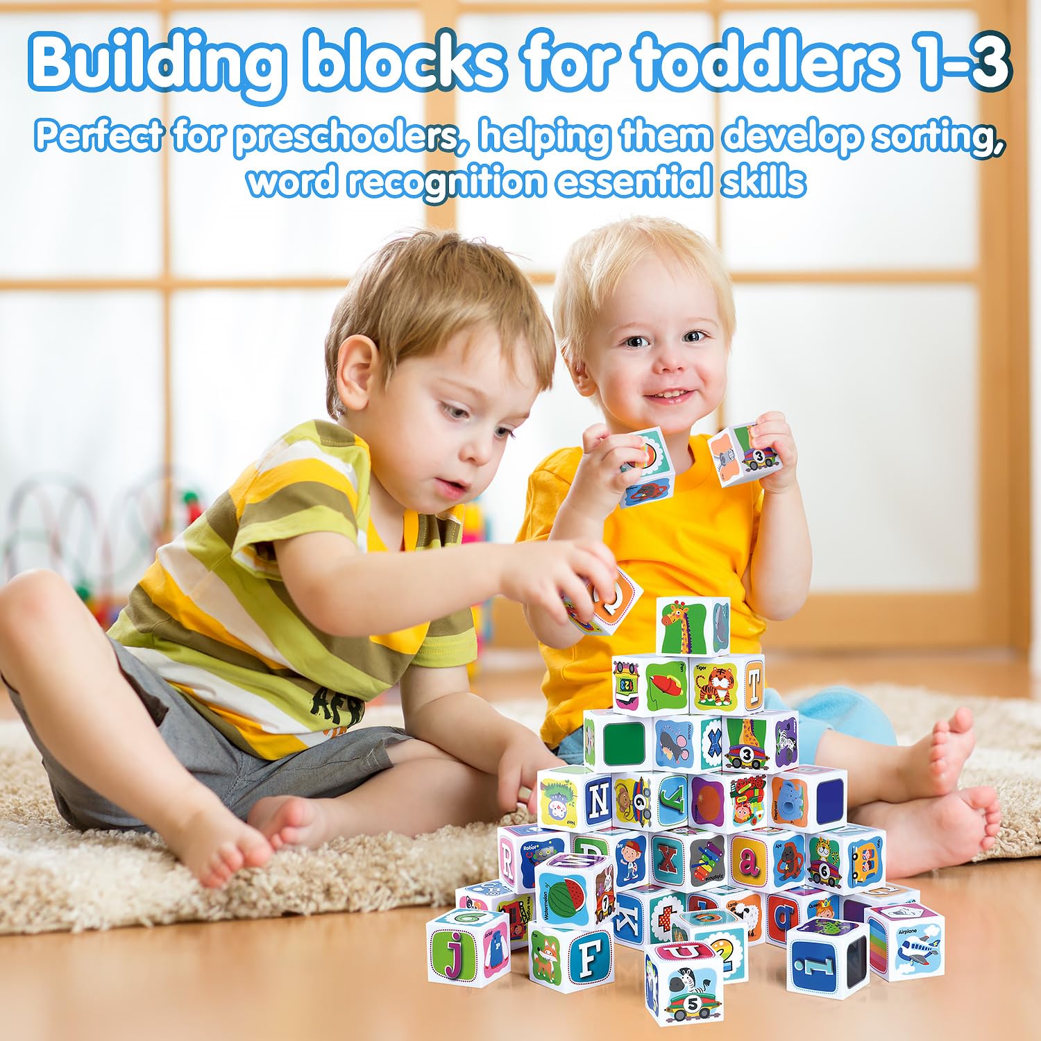 PLAY ABC blocks dexterity training to improve fine motor skills