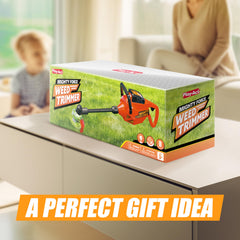 Play-Act toddler weed trimmer enables outdoor family play and exploration
