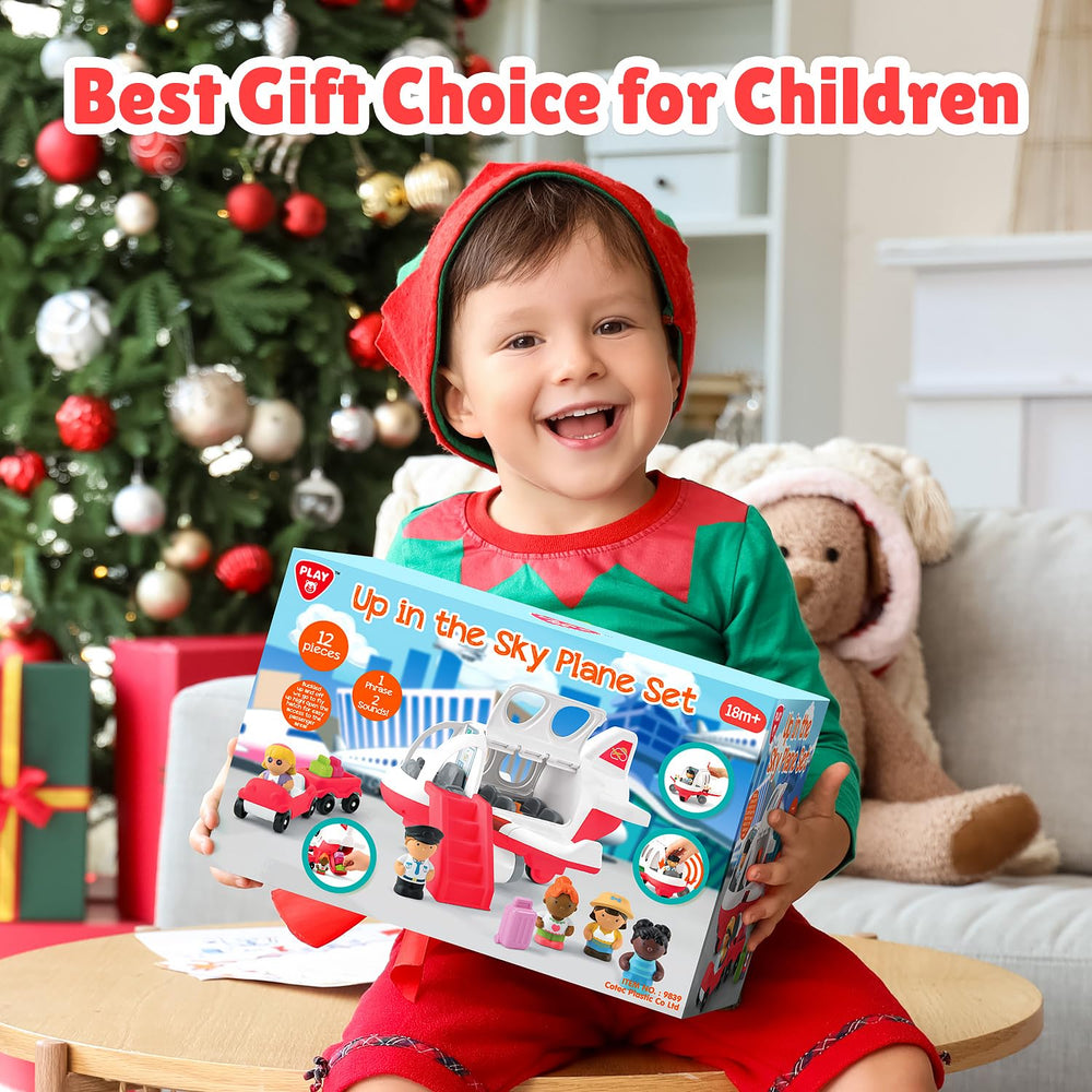 PLAY Airplane Toy red gift box ideal for birthdays