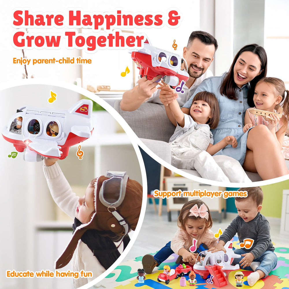 PLAY Airplane Toy with small figures included sparks role-play