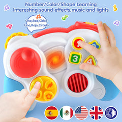 Play Baby Controller LED lights provide engaging visual cues during play.