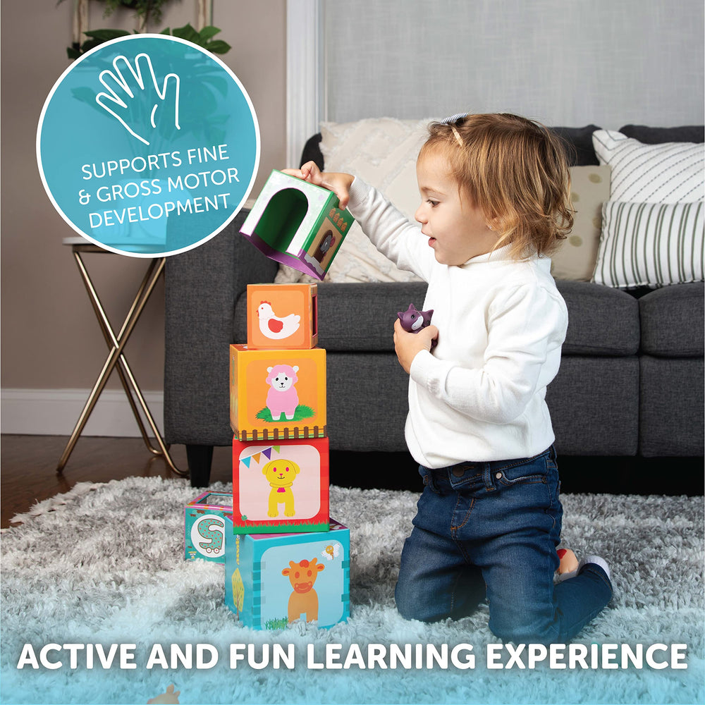 Play Brainy animal sorting with nesting boxes supports early counting skills