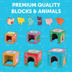 Play Brainy toddler stacking blocks shown during a playful learning session