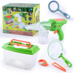 PLAY Bug Catcher Kit vacuum in action for safe insect observation