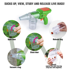 PLAY Bug Vacuum showing two suction levels for small insects.