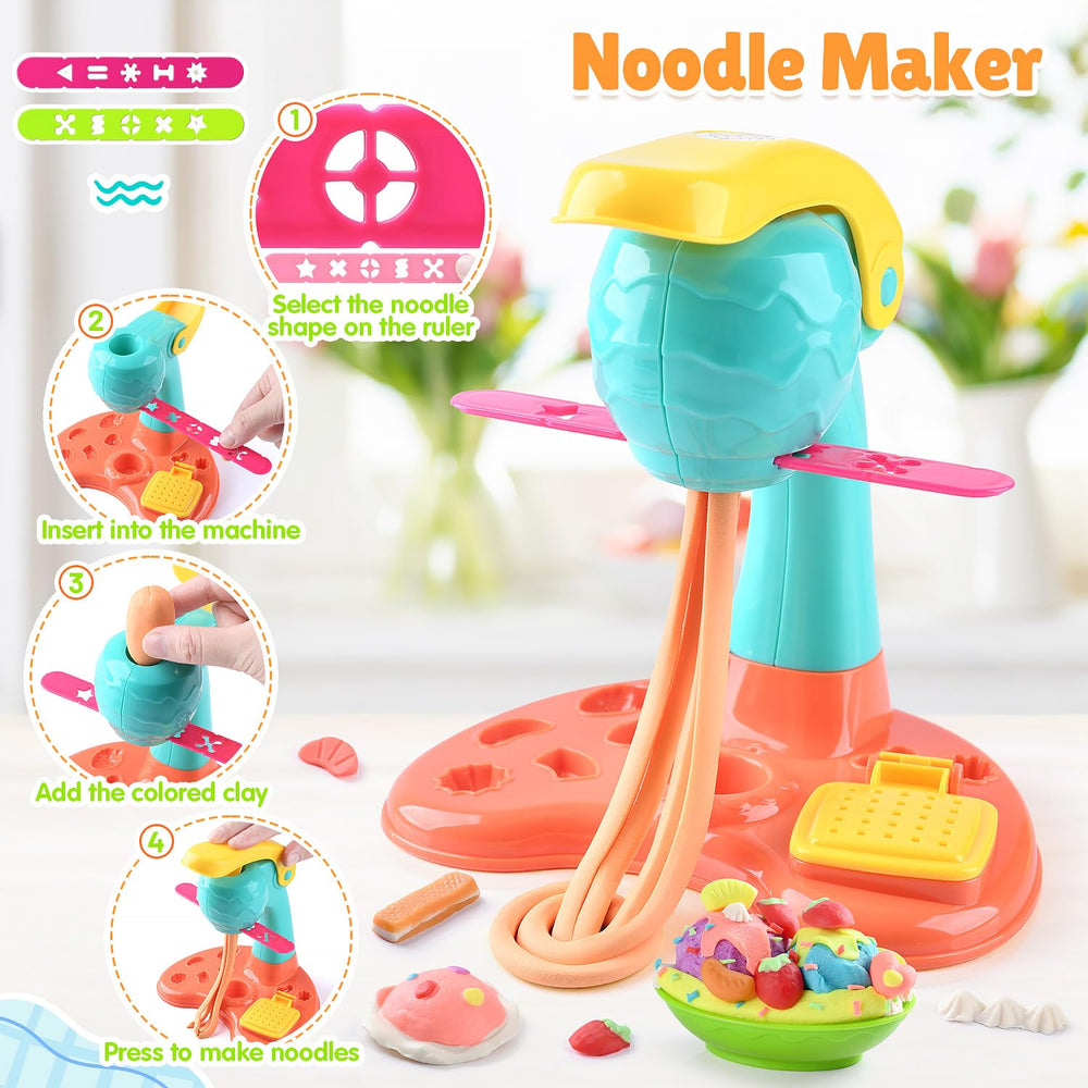 PLAY Clay Dough Set popsicle mold promotes fine motor skills and color use