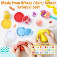 PLAY Clay Dough Set tools including knife and spoons boost motor play