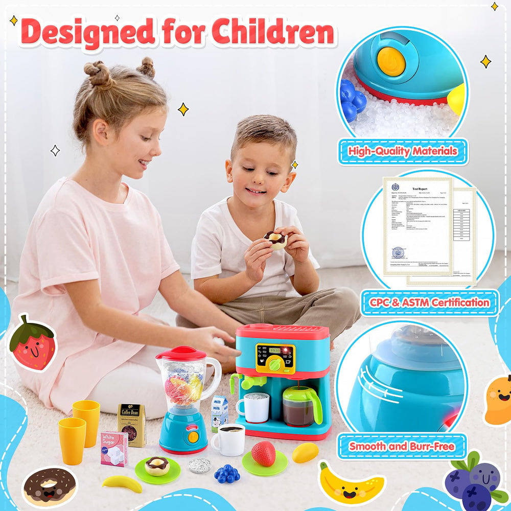 PLAY coffee, milk, and sugar boxes for authentic kitchen prep scenes