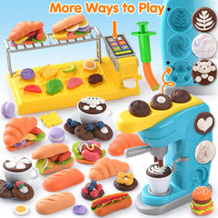 PLAY Color Dough Sets bread mould enriches bake themed pretend play and fine motor skills