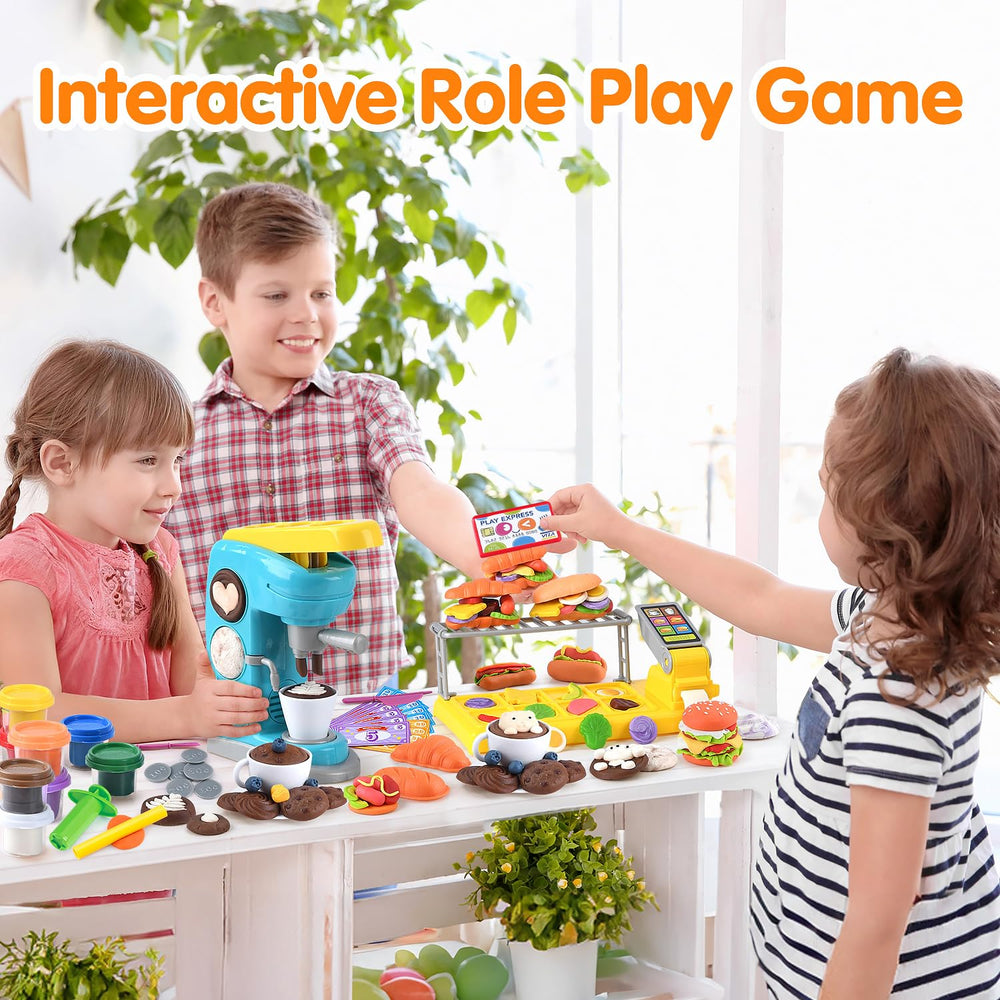 PLAY Color Dough Sets eight cans of color dough enabling color mixing and creative play