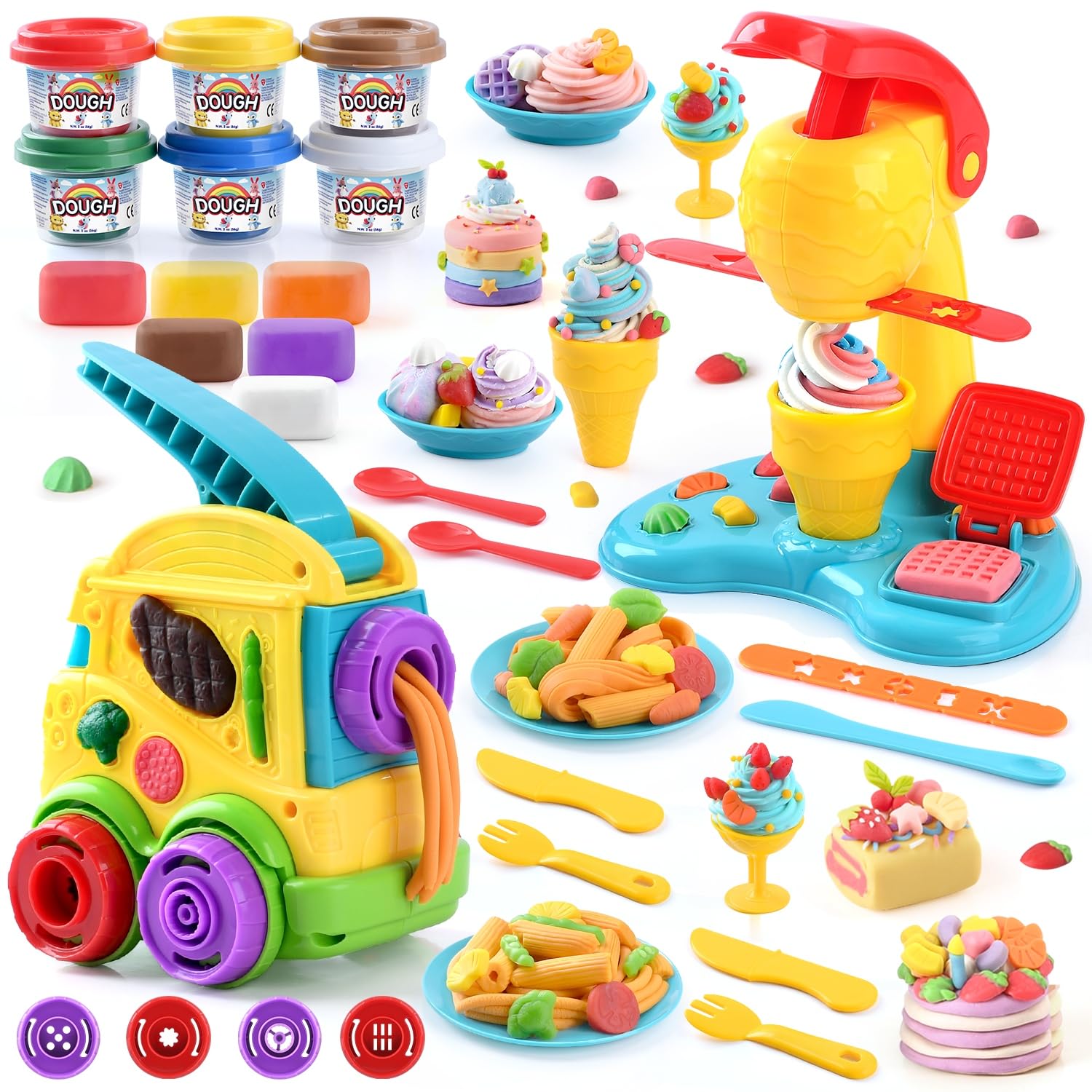 PLAY color dough ice cream maker in action sparks imaginative play.