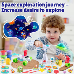 PLAY Color Dough robot car with wings promotes creativity and dexterity
