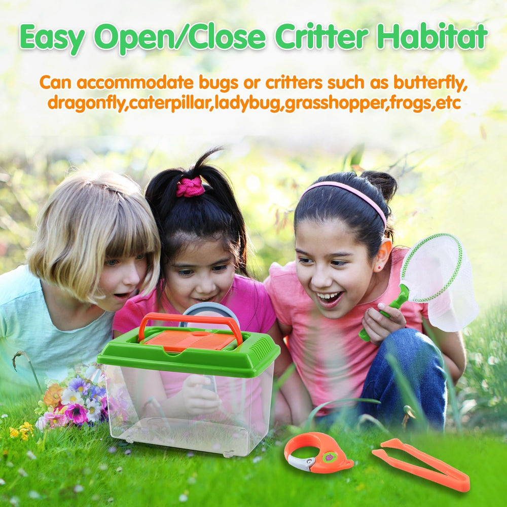 PLAY Critter Keychain showcasing caught bugs for classroom-style display