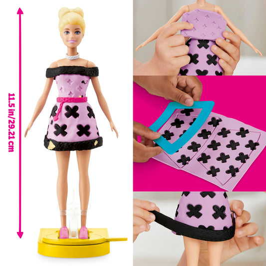 Play-Doh Barbie designer fashion show set runway for imaginative pretend fashion shows.