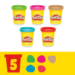 Play-Doh Care 'n Carry bandages set for pretend care.