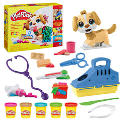 Play-Doh Care 'n Carry vet pup ready for imaginative checkup.