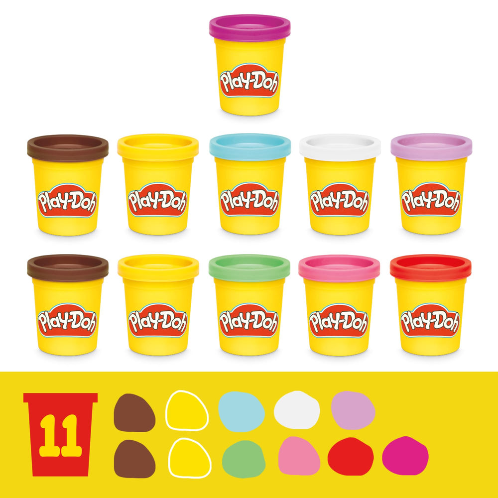 Play-Doh mega cake circle lets kids assemble a big pretend dessert with friends.